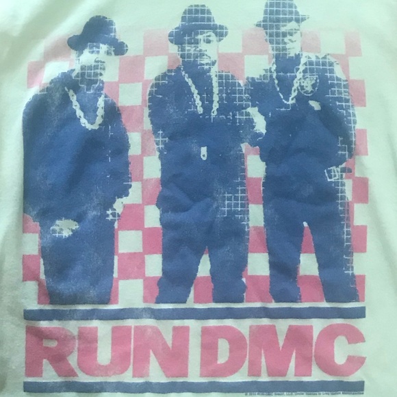 JUNK FOOD Run DMC muscle tee cut crop top - Picture 2 of 4